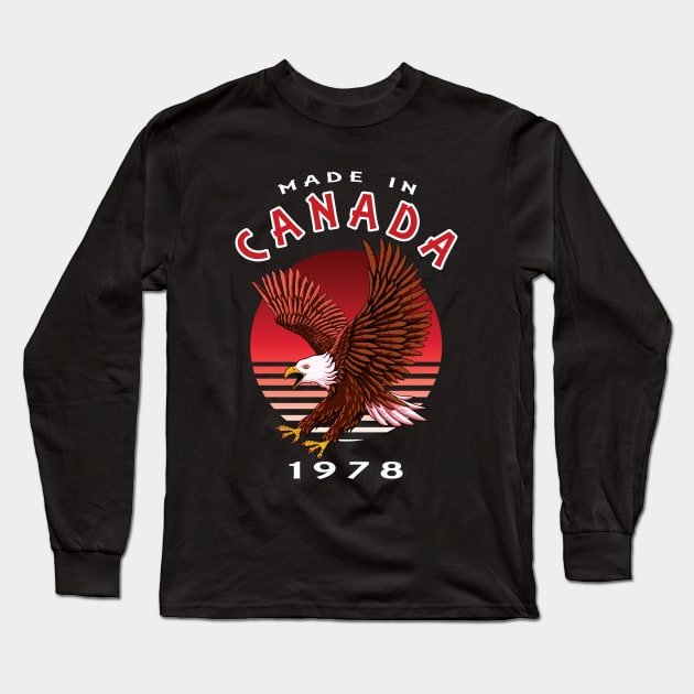 Flying Eagle - Made In Canada 1978 Long Sleeve T-Shirt by TMBTM